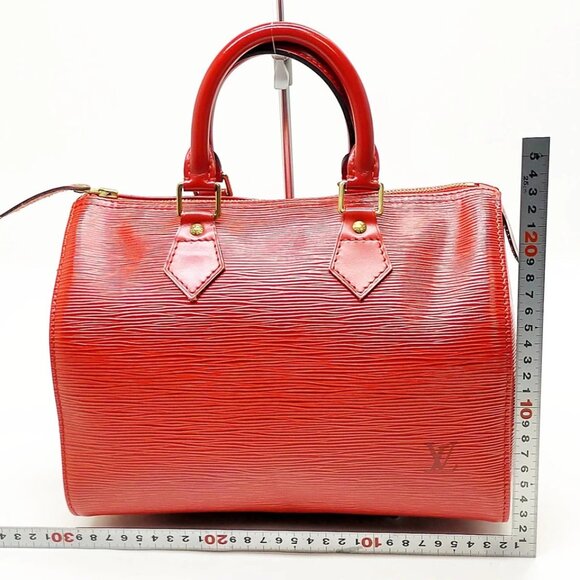 Louis Vuitton LV Hand Bag Speedy 25 Reds Epi 650-052625 - Picture 2 of 13